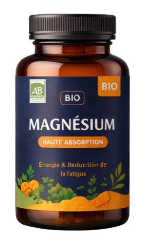 Complément magnésium bio contre fatigue et stress
